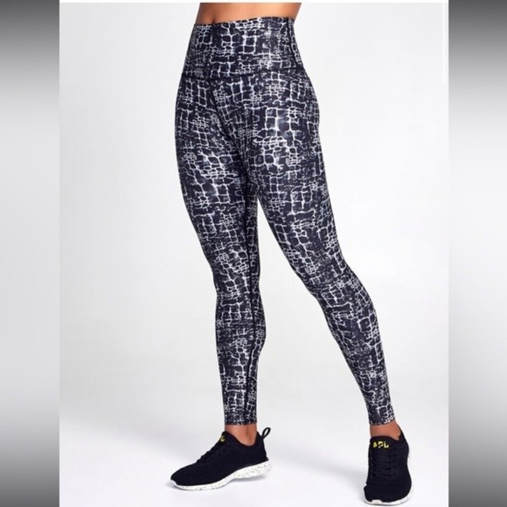 Soul by Soul Cycle Animal Print High Waisted Leggings